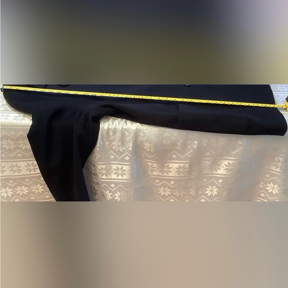 Alfred Dunner Coat Women’s Size 14 Pea Coat Wool Loose Fit Black - Picture 10 of 12